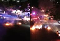 Manifestantes bloqueiam MG-424 em protesto contra falta de luz após chuvas intensas