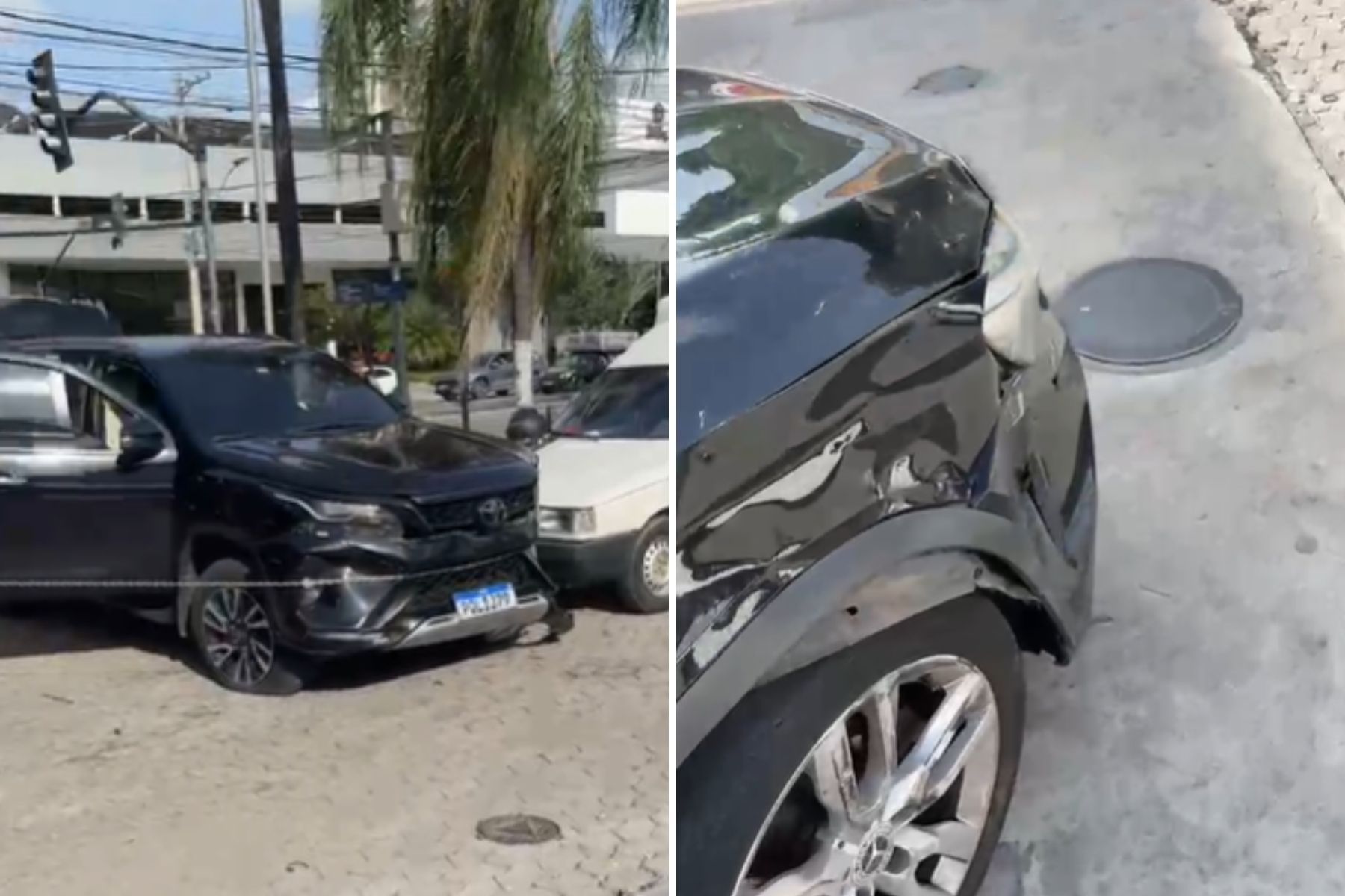 Perseguição cinematográfica na Pampulha termina com motorista preso após jogar Hilux contra policiais da Rotam