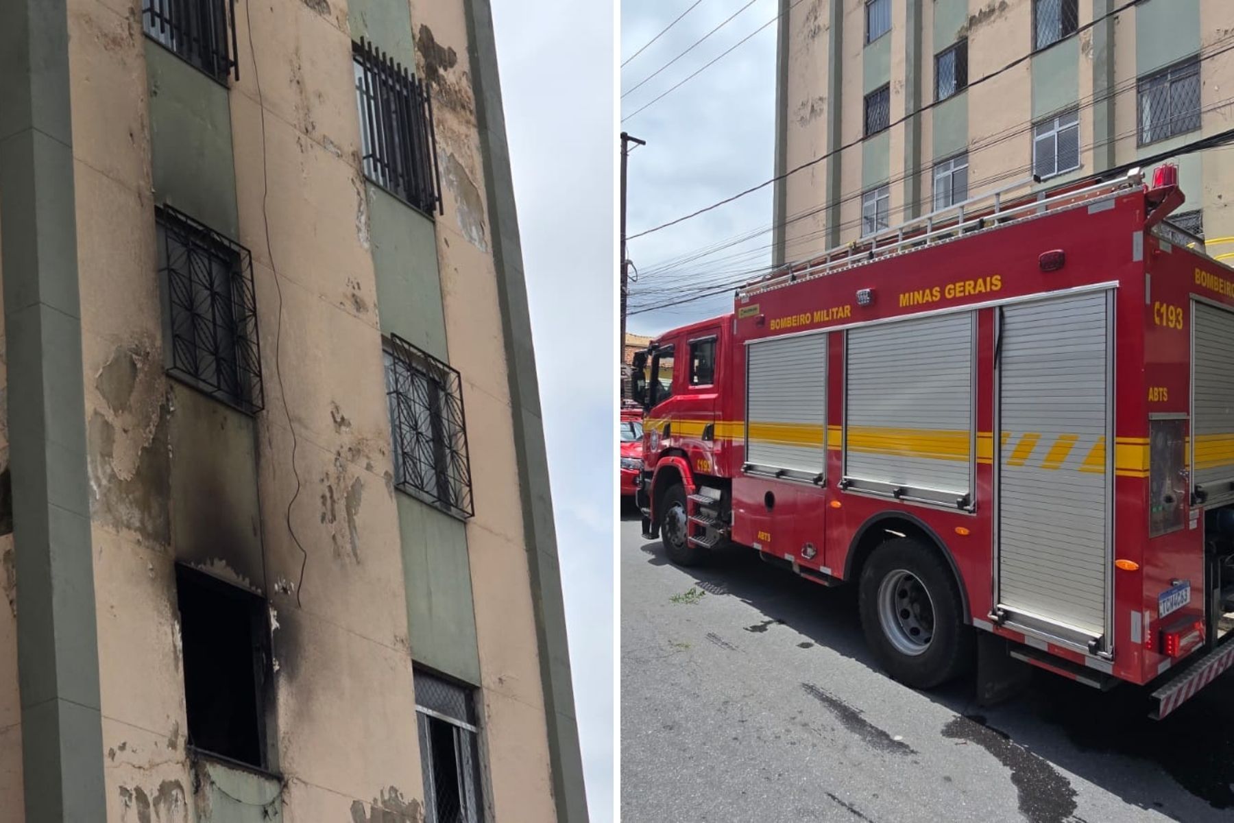 Colchão elétrico teria causado incêndio em apartamento na região Oeste de BH