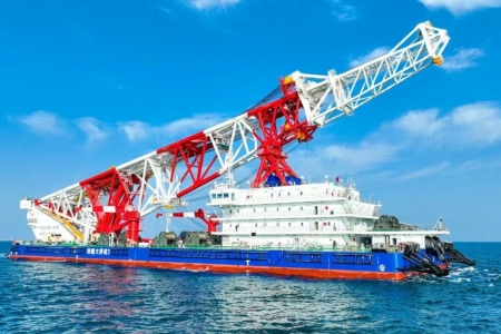 Imagem do navio especializado chinês