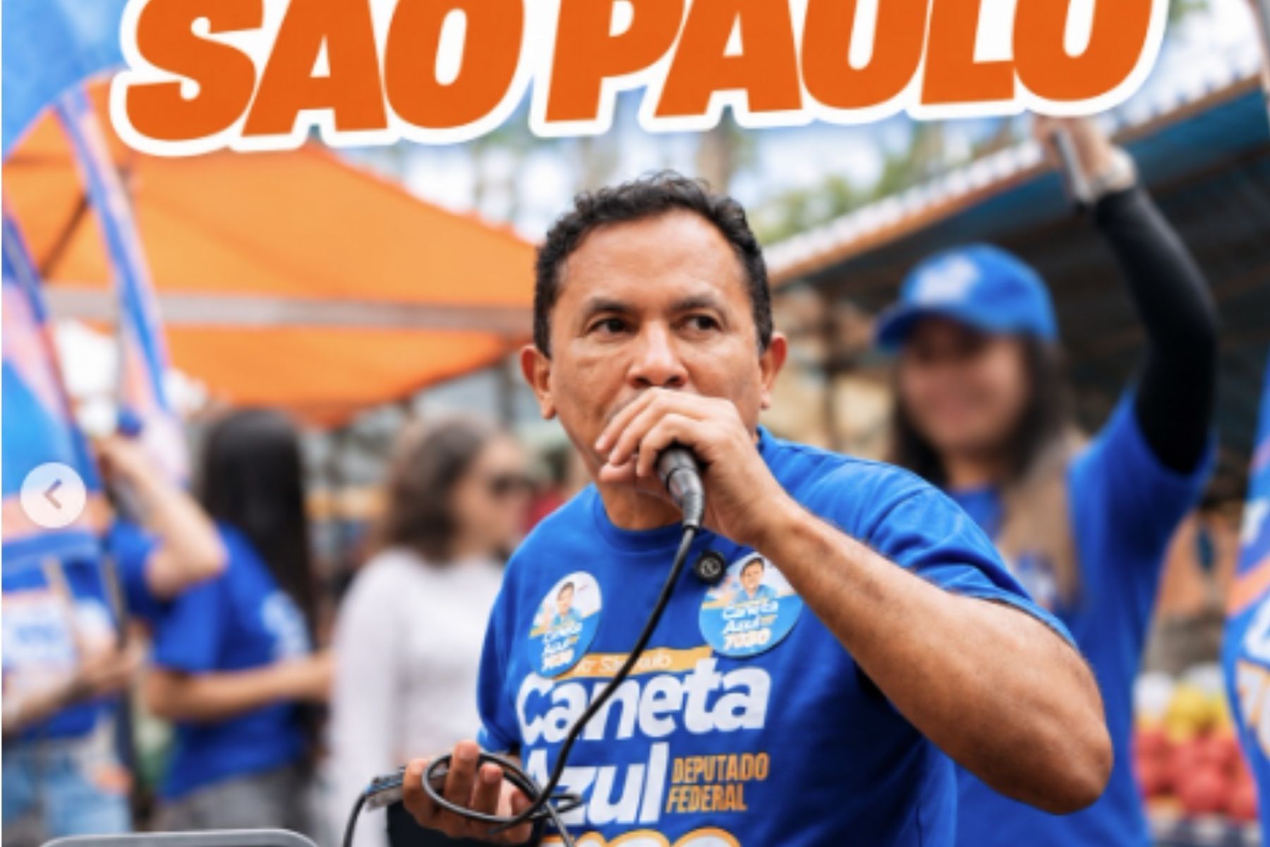 Caneta Azul se manifesta após resultado das eleições: 'Eu me arrisquei'