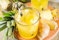 Gengibre e abacaxi no liquidificador: benefícios e receita do suco funcional