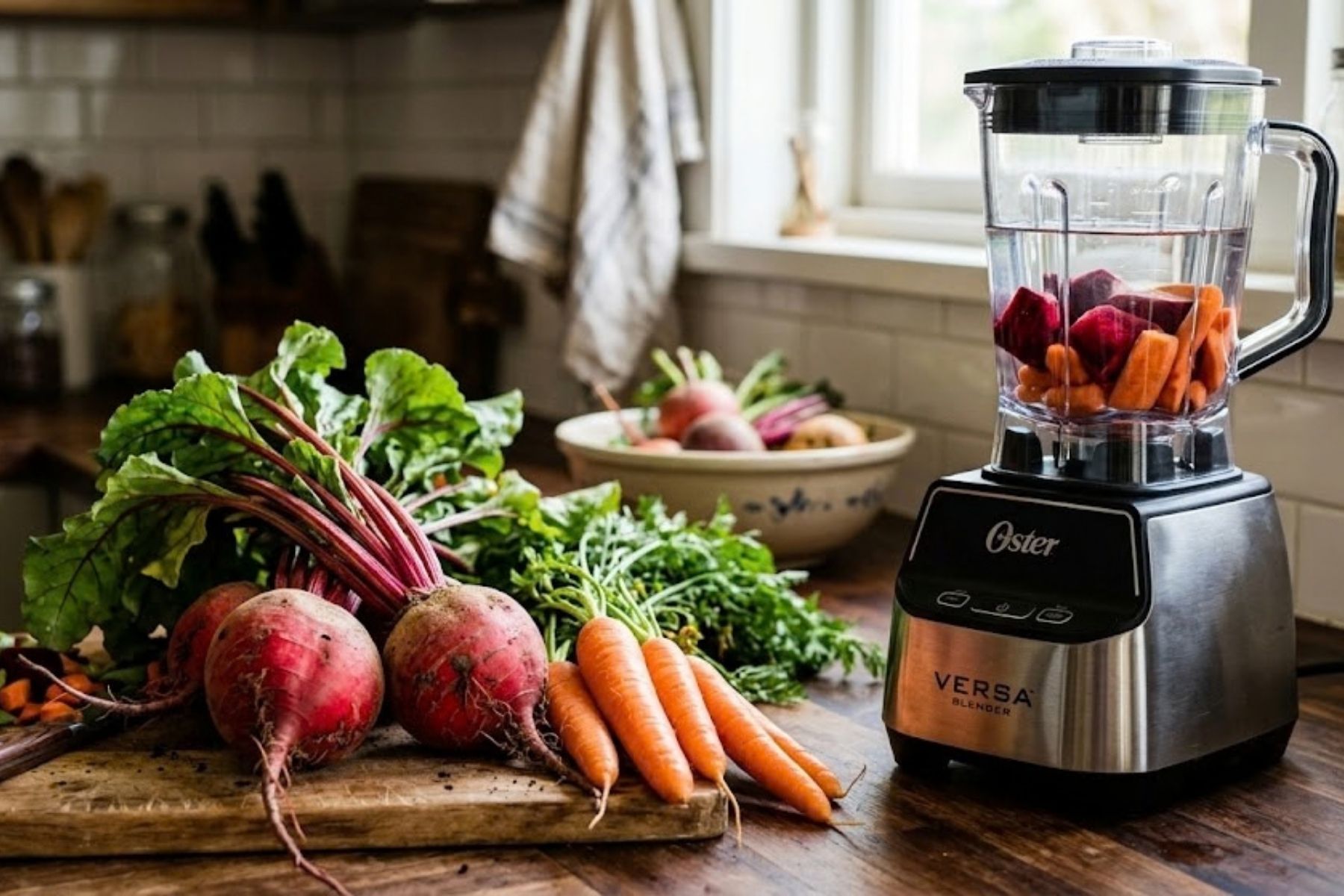 Beterraba e cenoura no liquidificador: para que serve e como fazer em casa