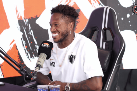 Fred, meia do Atlético, em entrevista ao Charla Podcast