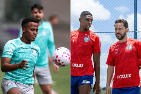 Palmeiras e Bahia se enfrentam no Nubank Parque