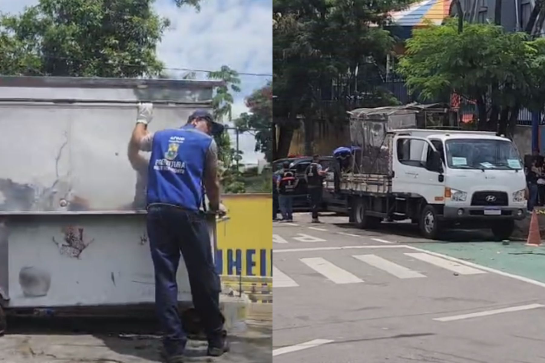 PBH se posiciona sobre retirada de carrinhos de alimentos da entrada do Parque Guanabara