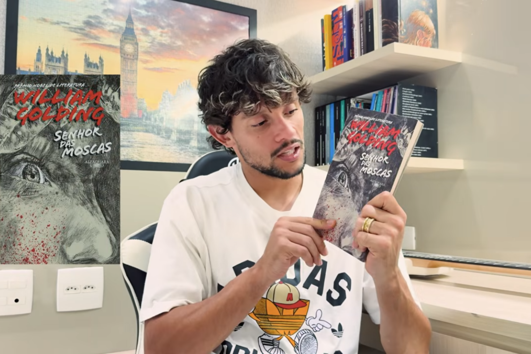 Campeão pelo Atlético, comentarista do sportv segue dica de Scarpa: 'Bora de leitura'
