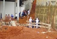 Trabalhadores são soterrados durante escavação na Zona da Mata