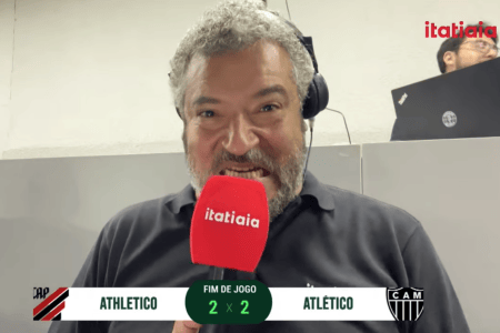 Mário Henrique Caixa, narrador do Atlético na Itatiaia