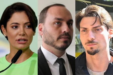 ELEIÇÃO FAMILIA BOLSONARO MICHELLE CARLOS E RENAN