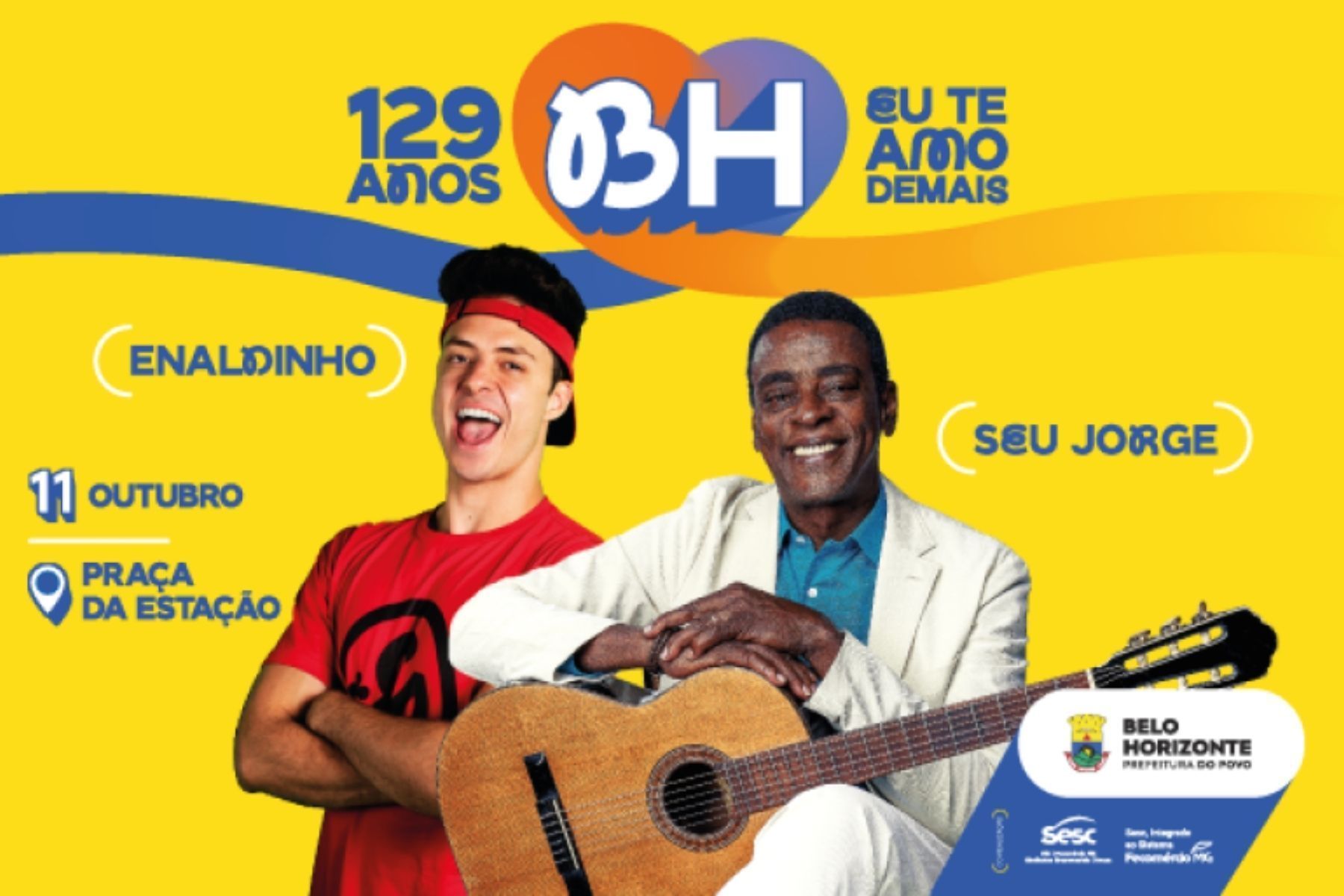 Praça da Estação recebe shows gratuitos e estrutura integrada nos 129 Anos de Belo Horizonte