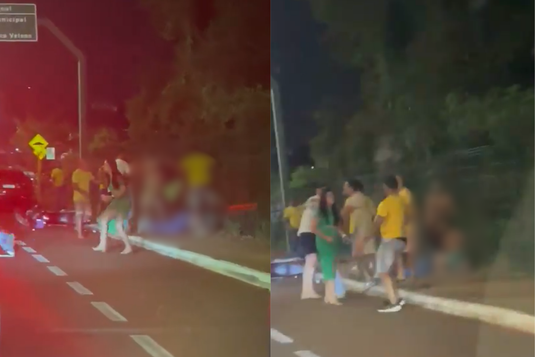 Vídeo: homem é agredido por grupo após resultado de eleições no interior de Goiás