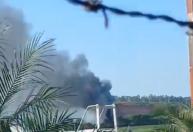 Veja vídeos de queda de aeronave da PM perto do aeroporto de Ipatinga, no Vale do Aço, em MG