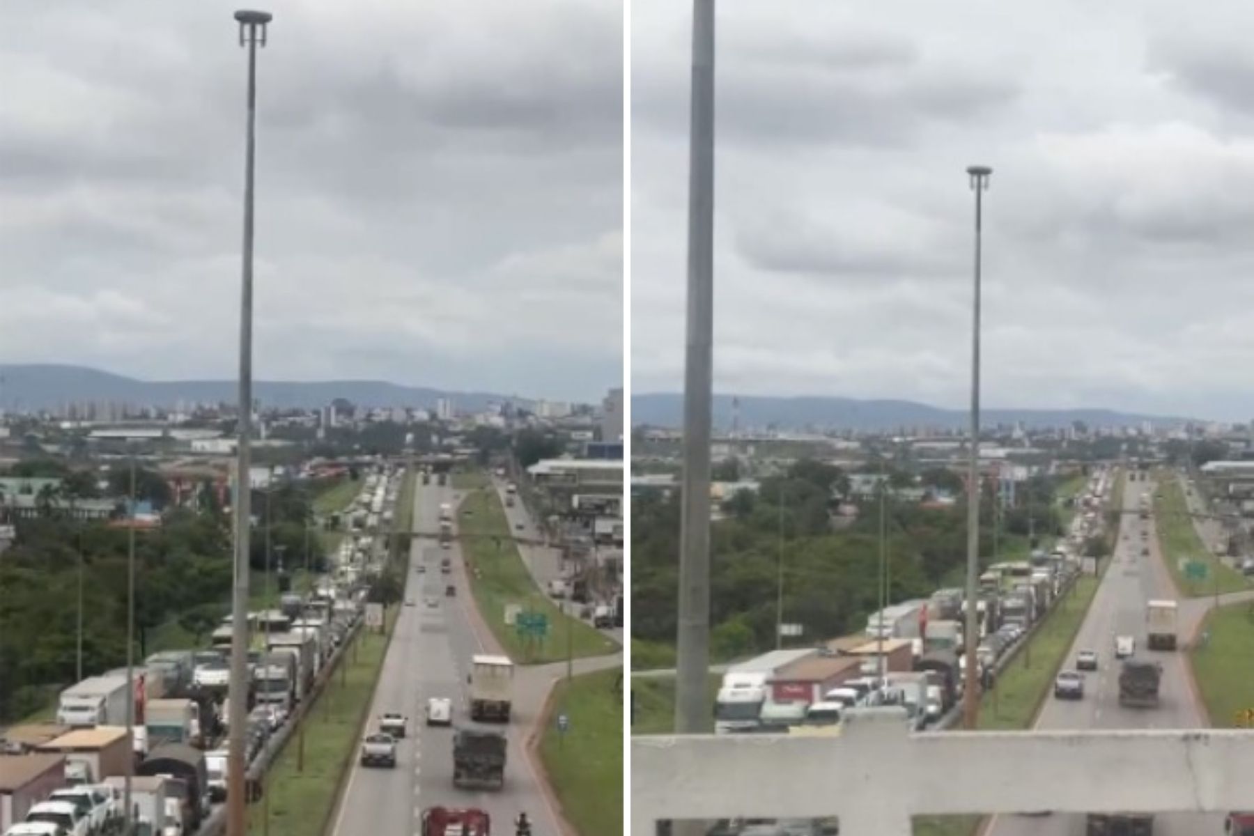 Passageira de moto por aplicativo fica gravemente ferida em acidente na BR-040, em Contagem