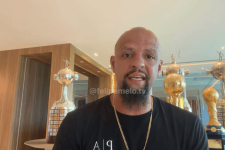 Felipe Melo escolhe um entre Everson e Gabriel Delfim para o gol do Atlético