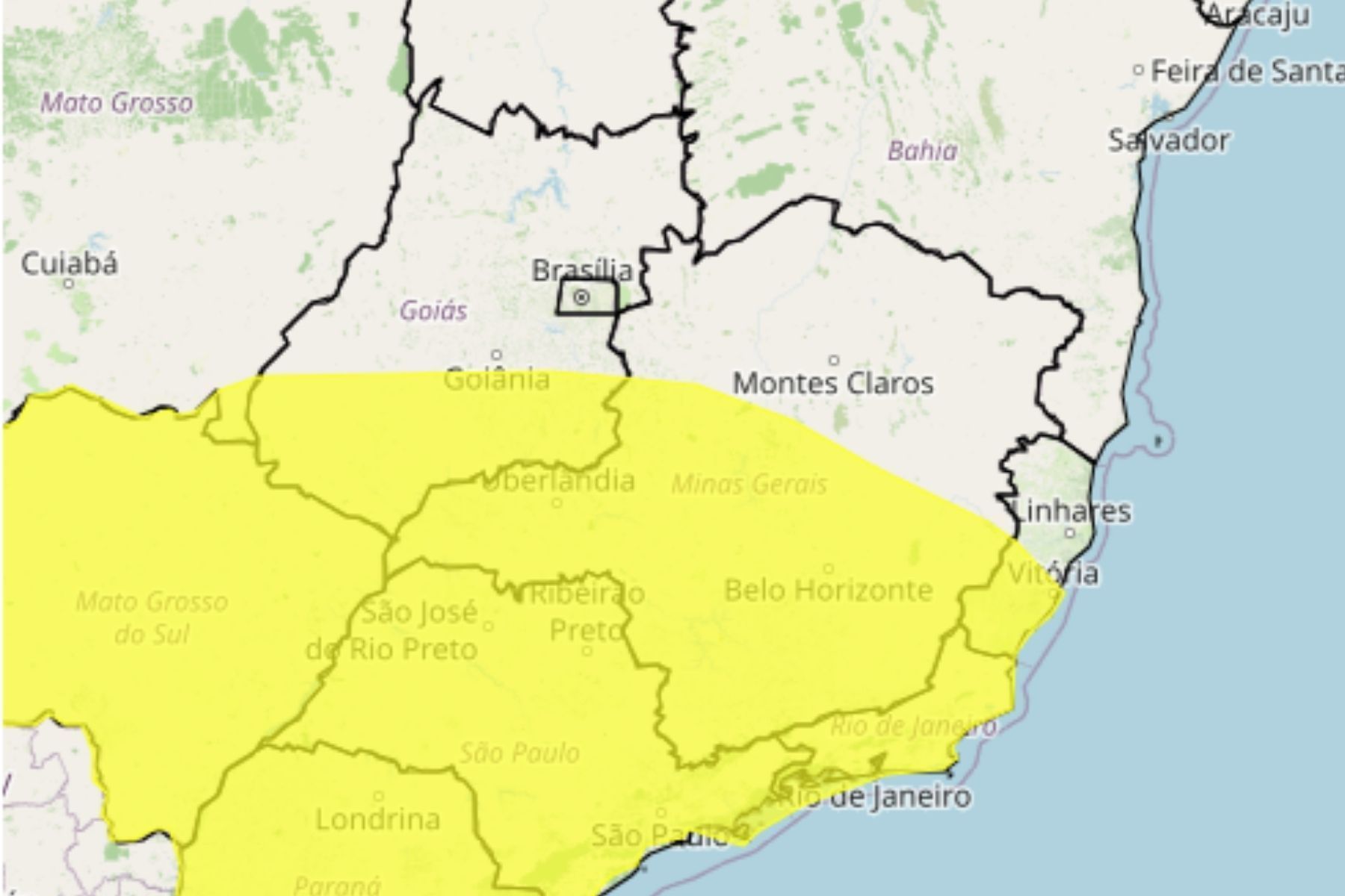 Alerta de tempestade do Inmet atinge cidades de Minas no domingo de eleições; veja lista