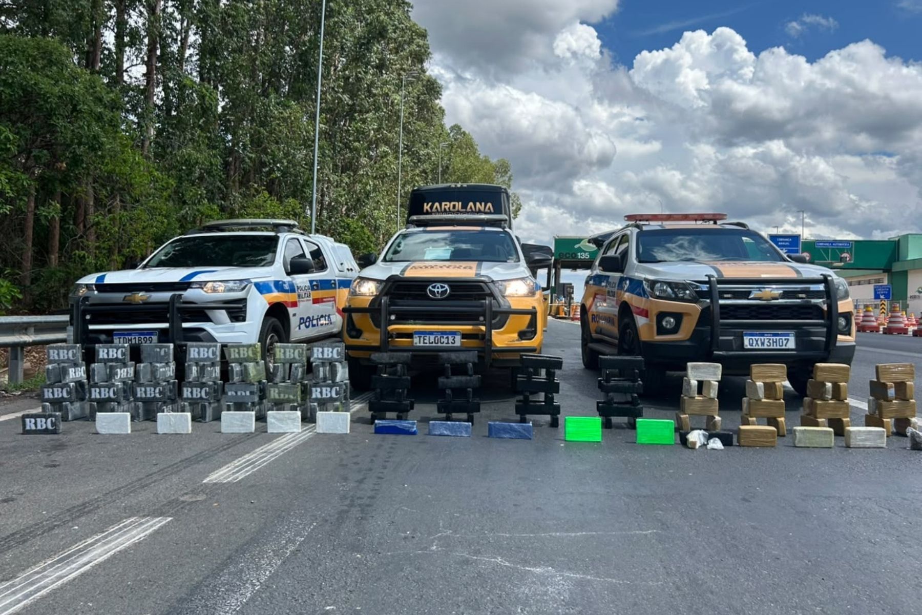 Polícia Militar apreende drogas avaliadas em R$ 8,5 milhões no interior de MG