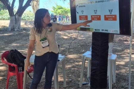 Inez Silva Brasil, responsável técnica pela Unidade de Referência Tecnológica de Montes Claros • Foto: Sindicato Rural de Montes Claros