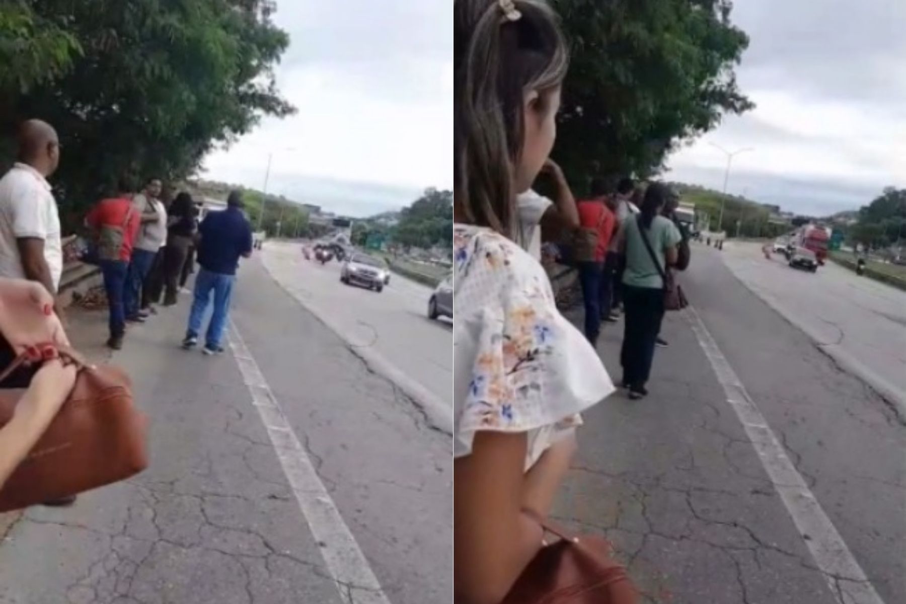 Obra fecha estação do Move na MG-010 e passageiros denunciam falta de ônibus e segurança