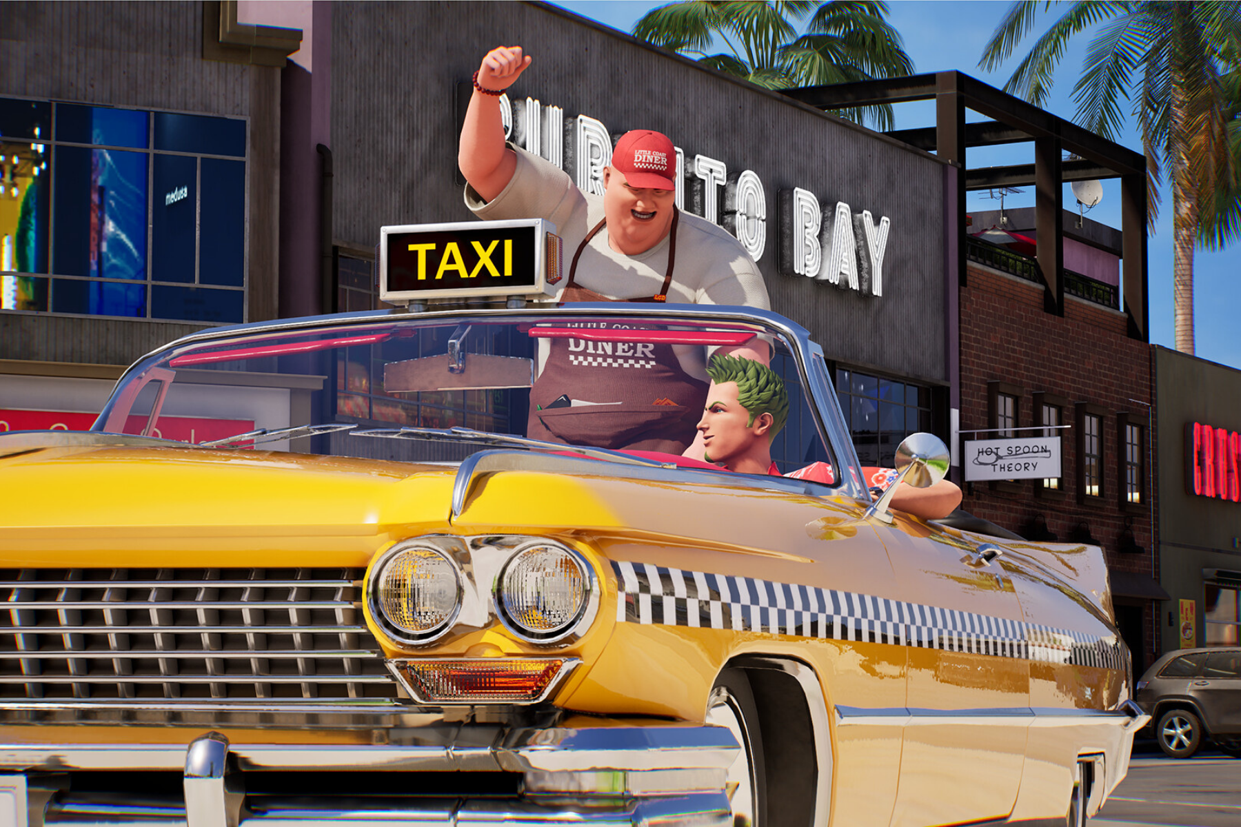 Crazy Taxi: World Tour revela mapa no Brasil com presença de estabelecimentos reais
