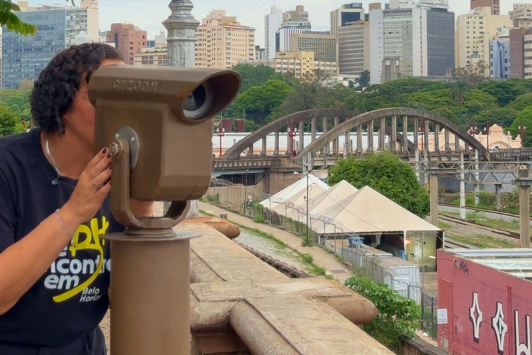 Ponto de vista renovado: Belotur reforma lunetas turísticas na Pampulha e na Rua Sapucaí