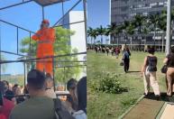 Pessoa sofre traumatismo craniano durante evacuação na Cidade Administrativa