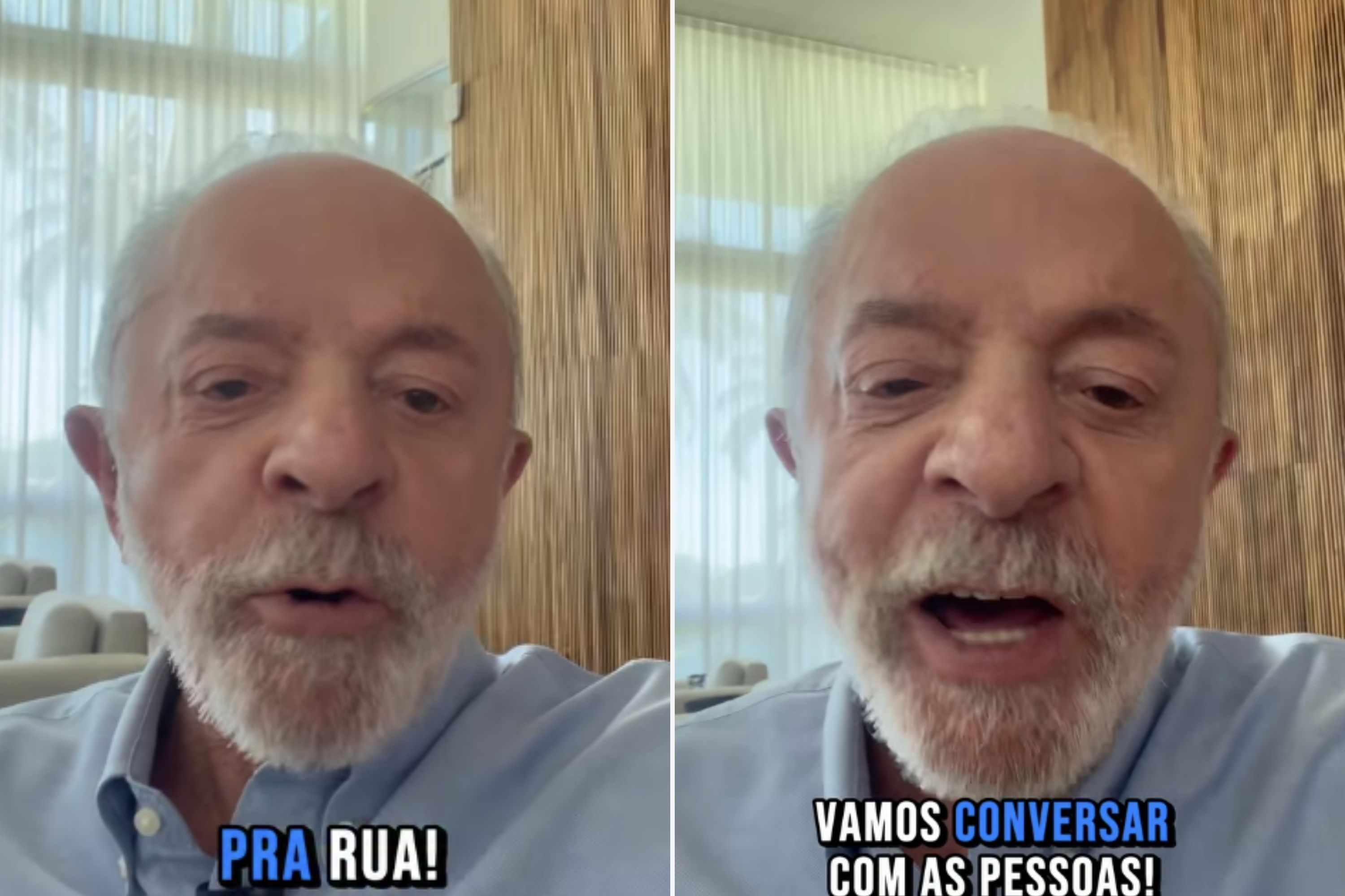 Lula adota vídeos em selfie para guinada na comunicação e convoca apoiadores pra rua