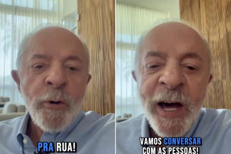 O presidente Luiz Inácio Lula da Silva (PT) em suas redes sociais