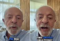 Lula adota vídeos em selfie para guinada na comunicação e convoca apoiadores pra rua
