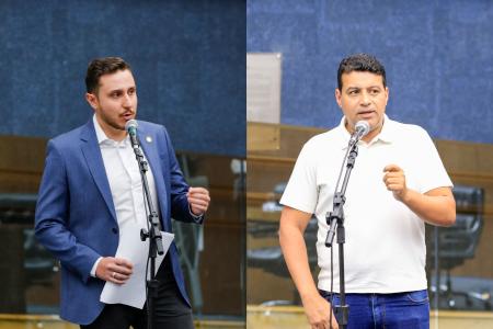 Lucas Ganem (MDB) e Leonardo Ângelo (Cidadania)