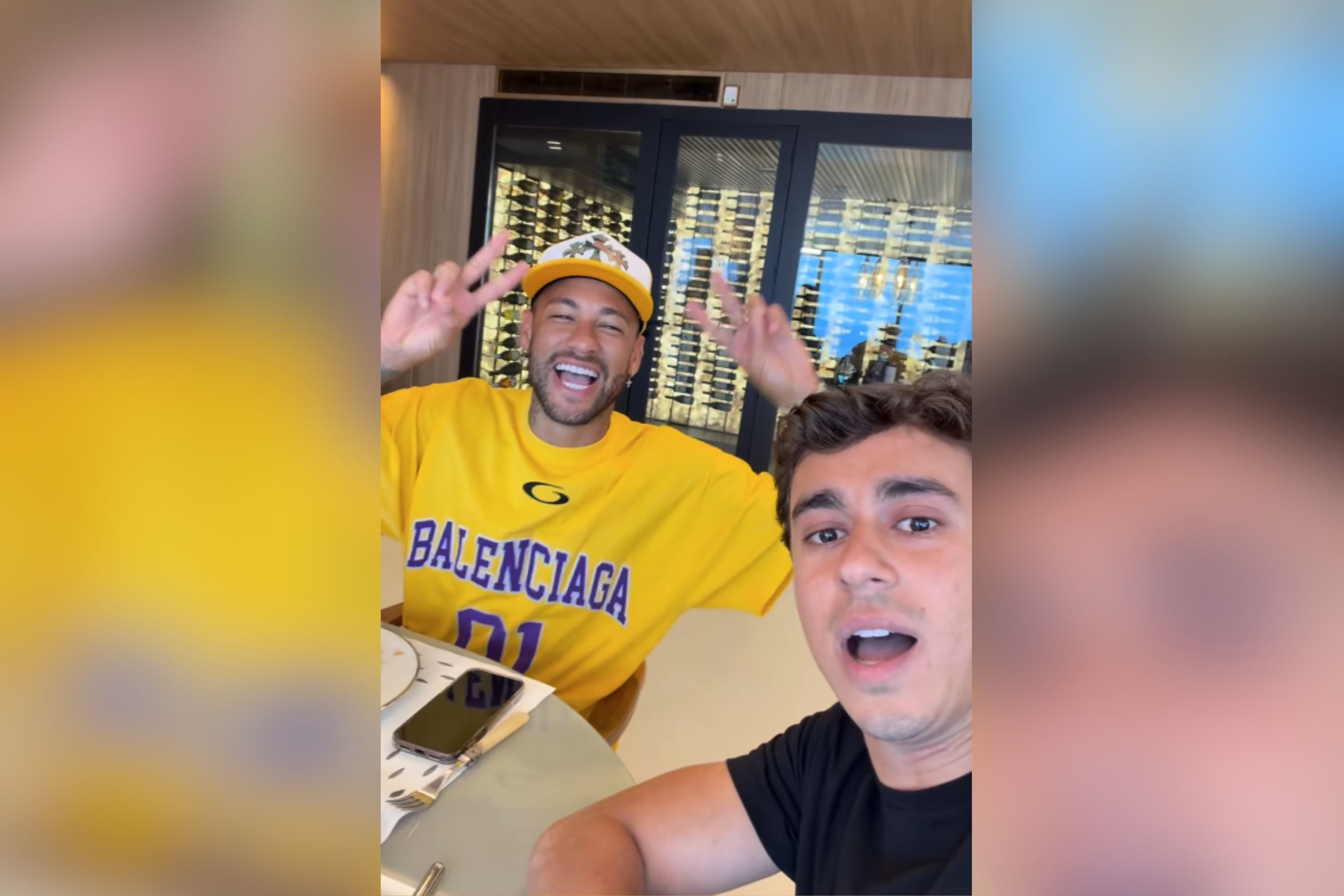 Nikolas grava vídeo com Neymar declarando apoio a Flávio Bolsonaro