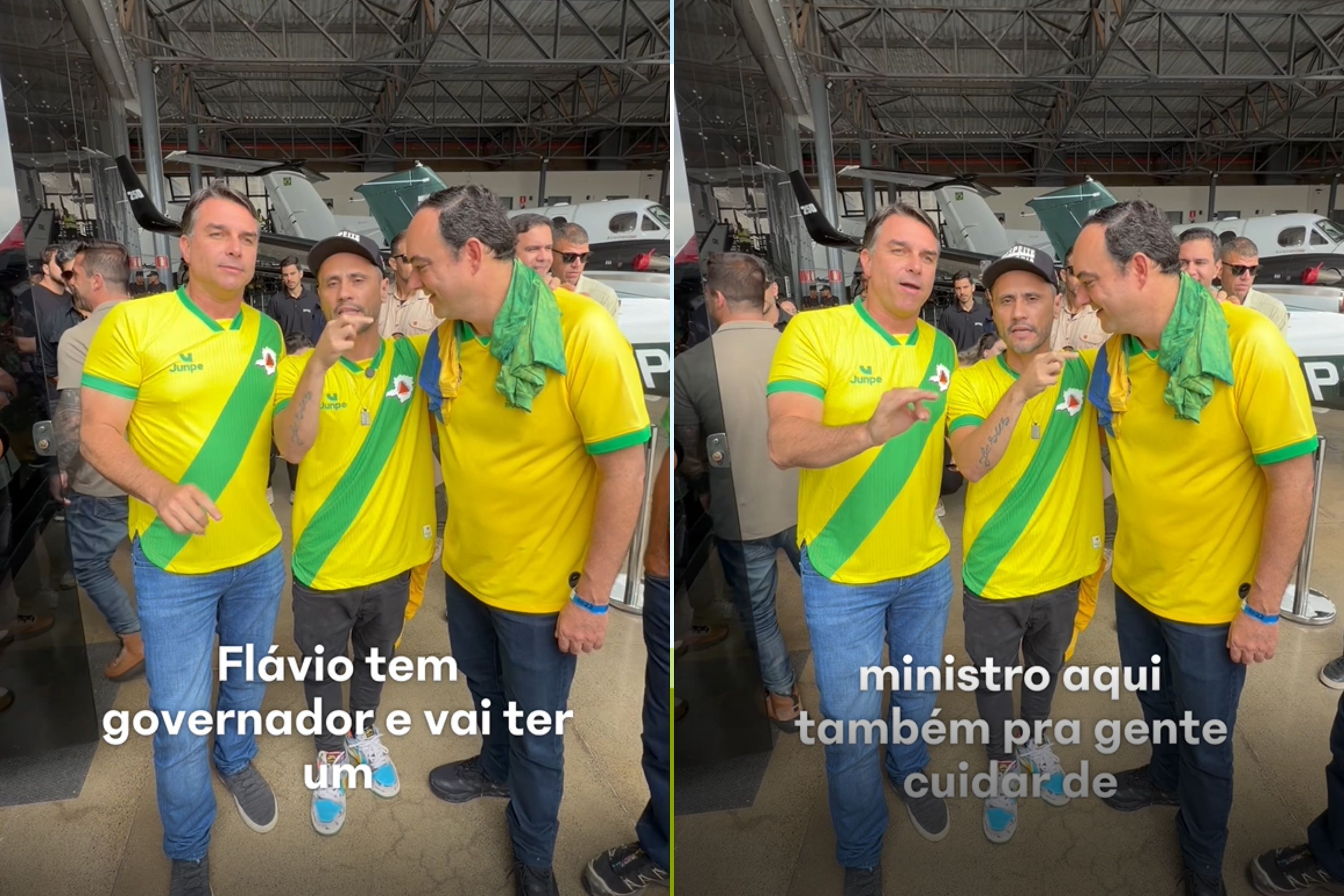 Cleitinho pede que Flávio Bolsonaro indique Roscoe para ministério caso eleito presidente