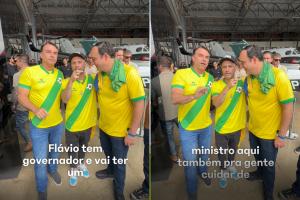 Cleitinho pede que Flávio Bolsonaro indique Roscoe para ministério caso eleito presidente