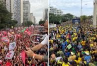 Lula e Flávio encerram campanhas com 'atos gigantes' em São Paulo e Rio de Janeiro