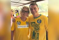 Mãe de Flávio Bolsonaro se pronuncia sobre ida de filho aos EUA: ‘Coração sangra’