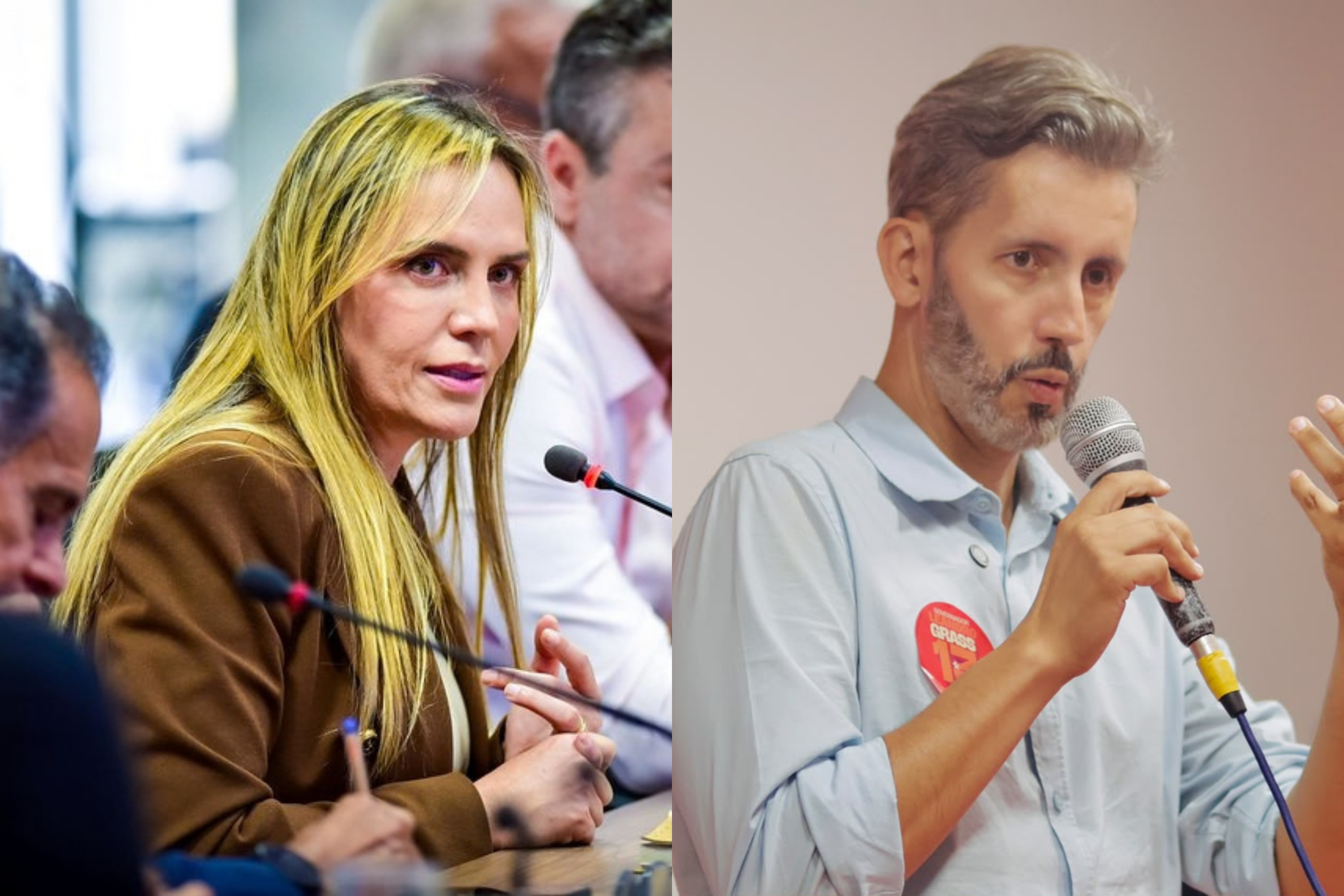 Datafolha no DF: Celina Leão lidera disputa de 2º turno com 55% e Leandro Grass tem 37%