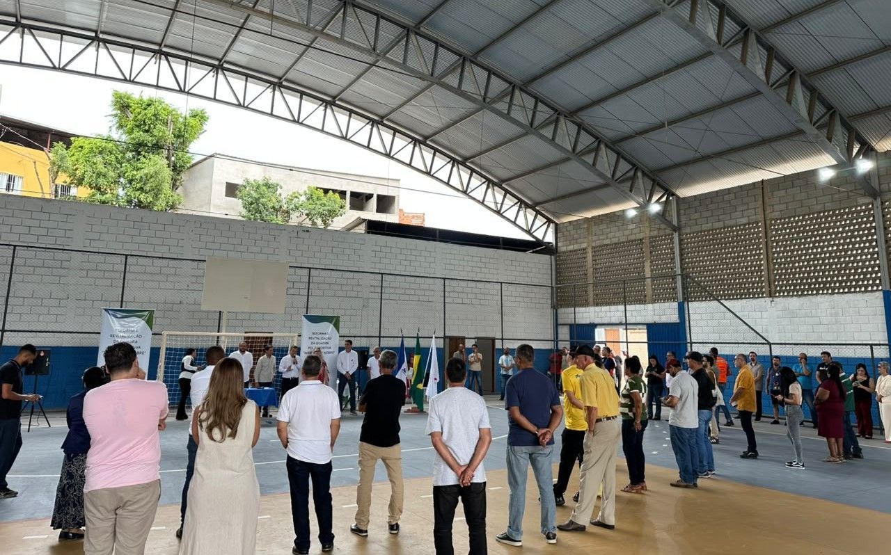 Quadra do Recanto Verde, em Timóteo, é reformada e entregue à comunidade