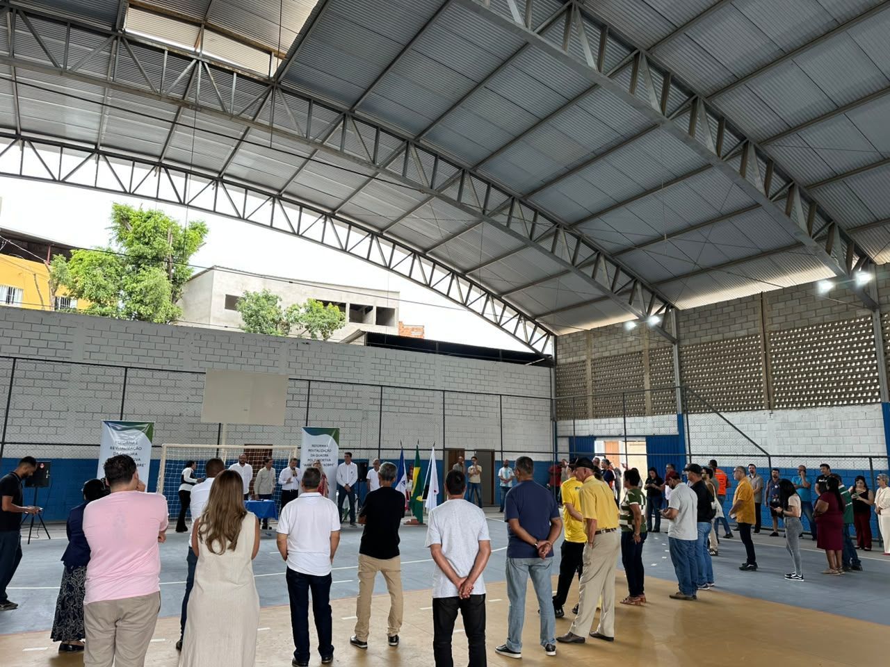 Quadra do Recanto Verde, em Timóteo, é reformada e entregue à comunidade