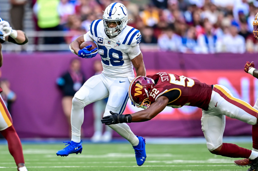 NFL: Jonathan Taylor brilha, e Colts vencem Commanders em Londres