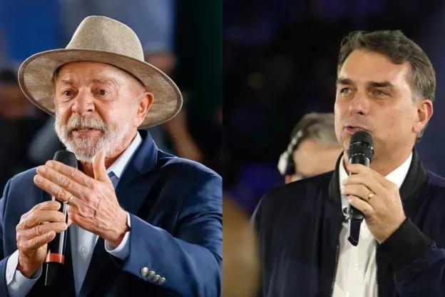 Pesquisa Vox Brasil: Lula tem 44,2% das intenções de voto no 2º turno; Flávio, 42,7%