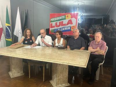 Marília Campos (PT) participou de agenda na Casa dos Jornalistas
