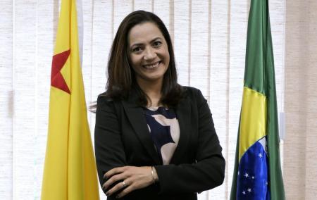 Mailza Assis concorre a reeleição para o governo do Acre pelo Partido Progressistas (PP).