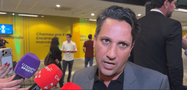 Maycon Pereira, CEO do Itabirito, concede entrevista após o Conselho Técnico do Campeonato Mineiro 2027