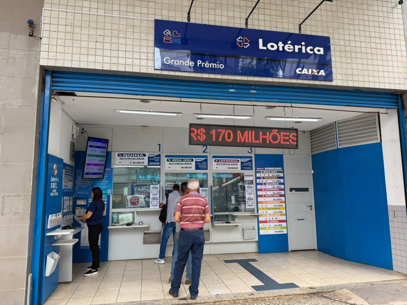 Mega-Sena acumulada em R$ 170 milhões: prêmio é o maior em dois anos