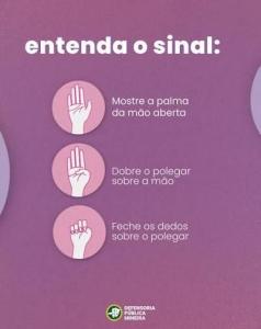 Menina salva de tentativa de estupro após fazer sinal de socorro aprendeu gesto com a avó ‘Eu via na TV e ensinava’ • Foto: Reprodução