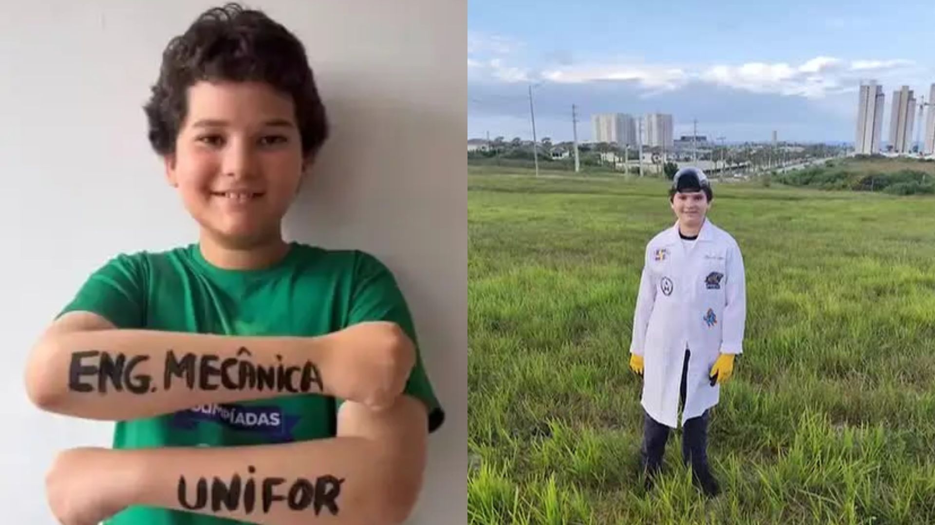 Aos 10 anos, menino é aprovado em vestibular de engenharia mecânica e sonha em ser astronauta