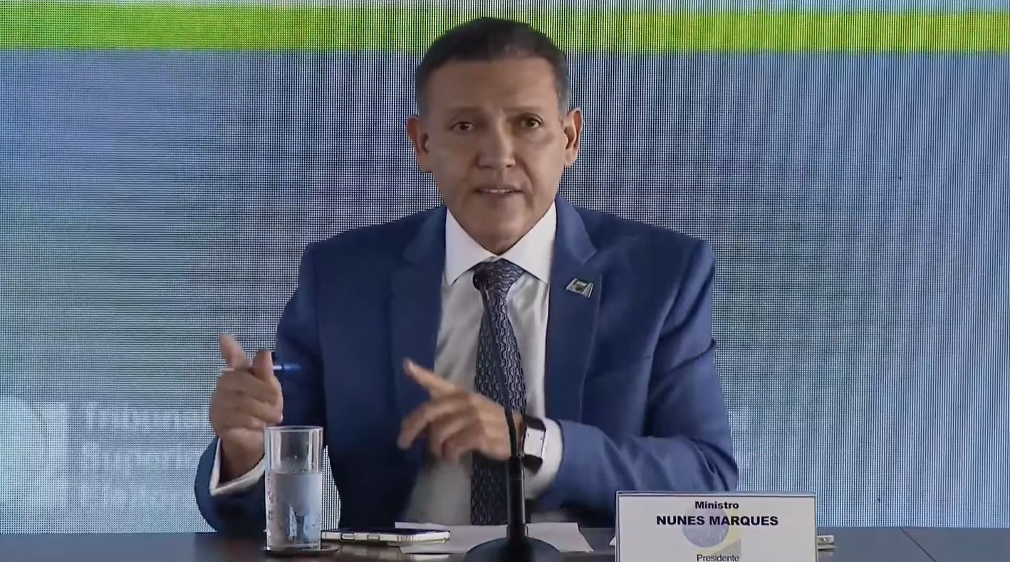 Presidente do TSE, Nunes Marques faz balanço das eleições e afirma que votação ocorre com tranquilidade