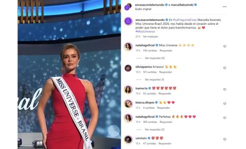Natália Guimarães cravou que Marcella Kozinski é a próxima Miss Universo • Reprodução | redes sociais