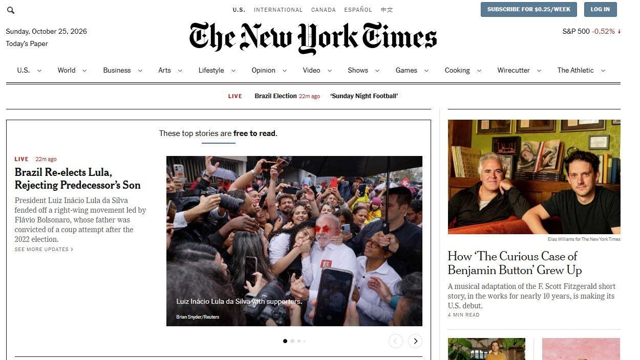 Vitória de Lula repercute na imprensa internacional: ‘Histórico’; veja as manchetes