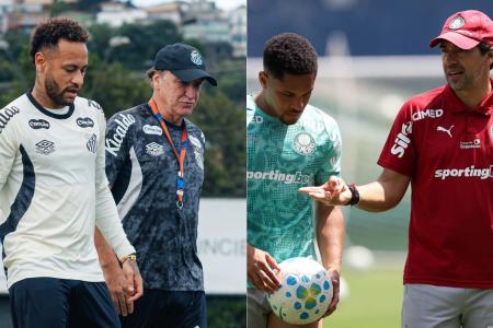 Neymar está fora de Santos x Palmeiras